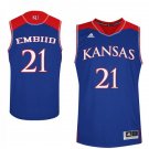 Kansas Jayhawks #21 Joel Embiid  Royal NCAA College s