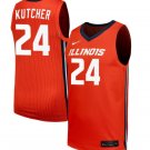 Keaton Kutcher  #24 Illinois Fighting Illini NIL Orange