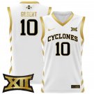 Keshon Gilbert  #10 Iowa State 2024 Lightweight White Gold