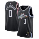 Los Angeles Clippers #0 Russell Westbrook  Black