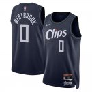 Los Angeles Clippers #0 Russell Westbrook  Navy