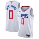 Los Angeles Clippers #0 Russell Westbrook  White