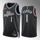 Los Angeles Clippers #1 James Harden  Black