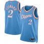 Los Angeles Clippers #2 Kawhi Leonard  Blue