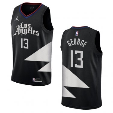 Los Angeles Clippers #13 Paul George  Black