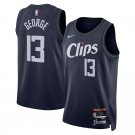 Los Angeles Clippers #13 Paul George  Navy
