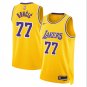 Los Angeles Lakers  #77 Luka Dončić 77 Yellow