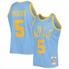 Los Angeles Lakers #5 Robert Horry  Blue