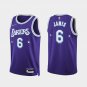 Los Angeles Lakers #6 Lebron James  Purple