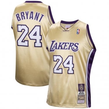 Los Angeles Lakers #24 Kobe Bryant  Gold
