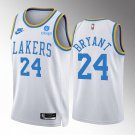 Los Angeles Lakers #24 Kobe Bryant  White