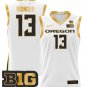 Luke Ridnour  #13 Oregon Ducks 2024 Lightweight White Gold
