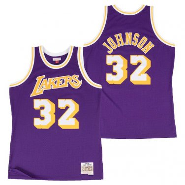 MAGIC JOHNSON LA LAKERS PURPLE RETRO
