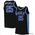 Mark Mitchell  #25 Duke Blue Devils College Black
