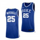Mark Mitchell  #25 Duke Blue Devils College Blue