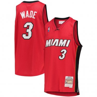 Miami Heat #3 Dwyane Wade  Red