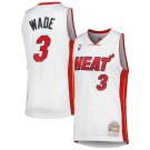 Miami Heat #3 Dwyane Wade  White