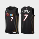Miami Heat #7 Kyle Lowry  Black