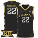 Milan Momcilovic  #22 Iowa State 2024 Lightweight Black Gold