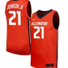 Morez Johnson Jr  #21 Illinois Fighting Illini NIL Orange