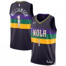 New Orleans Pelicans #1 Zion Williamson  Purple