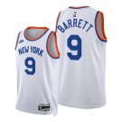 New York Knicks #9 RJ Barrett  White