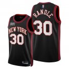 New York Knicks #30 Julius Randle  Black
