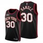 New York Knicks #30 Julius Randle  Black