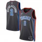 Oklahoma City Thunder #2 Shai Gilgeous-Alexander  Black