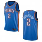 Oklahoma City Thunder #2 Shai Gilgeous-Alexander  Blue
