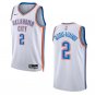Oklahoma City Thunder #2 Shai Gilgeous-Alexander  White