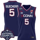 Paige Bueckers  #5 UConn Huskies 2025 National Champions Patch Navy