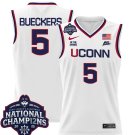 Paige Bueckers  #5 UConn Huskies 2025 National Champions Patch White