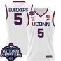 Paige Bueckers  #5 UConn Huskies 2025 National Champions Patch White