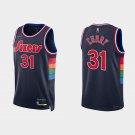 Philadelphia 76ers #31 Seth Curry  Navy