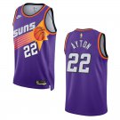 Phoenix Suns #22 DeAndre Ayton  Purple