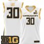 Ron Lee  #30 Oregon Ducks 2024 Lightweight White Gold