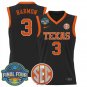 Rori Harmon  #3 Texas Longhorns 2025 Sec Final Four Patch Black