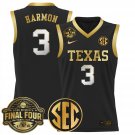 Rori Harmon  #3 Texas Longhorns 2025 Sec Final Four Patch Black Gold