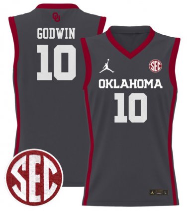 Sam Godwin  #10 Oklahoma Sooners 2024 Lightweight Anthracite