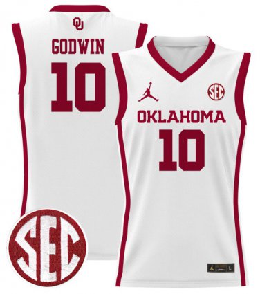 Sam Godwin  #10 Oklahoma Sooners 2024 Lightweight White