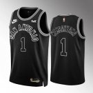 San Antonio Spurs #1 Victor Wembanyama  Black