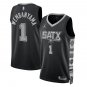 San Antonio Spurs #1 Victor Wembanyama  Black Grey