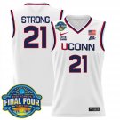 Sarah Strong  #21 UConn Huskies 2025 Big Eat Final Four Patch White