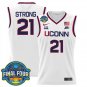 Sarah Strong  #21 UConn Huskies 2025 Big Eat Final Four Patch White