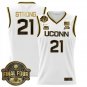 Sarah Strong  #21 UConn Huskies 2025 Big Eat Final Four Patch White Gold