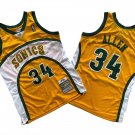 Seattle Supersonics #34 Ray Allen  Yellow