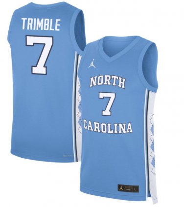 Seth Trimble  #7 North Carolina Tar Heels Blue