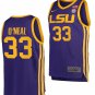 Shaquille O'Neal  LSU Tigers College Purple #33