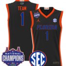 Team  #1 Florida Gators 2025 National Champions Patch Stitched Black